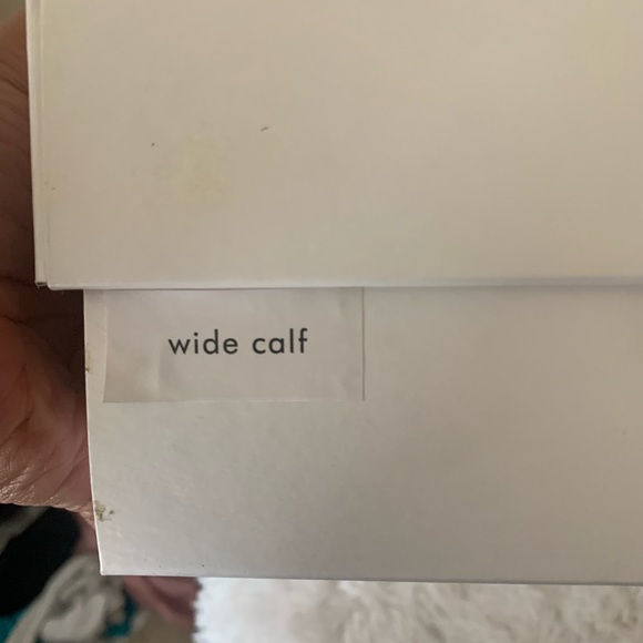 Cognac wide calf boots - Picture 7 of 8